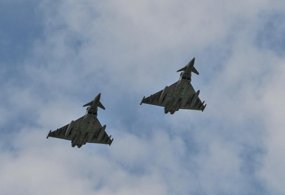 VIDEÓ - Brit Typhoon vadászgépek a Load Diffuser 2017 gyakorlaton