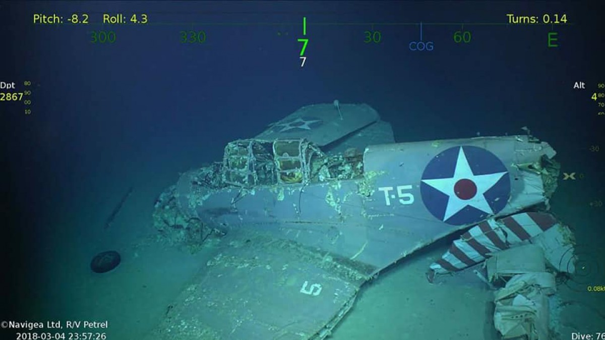 VIDEÓ: Megtalálták a USS Lexington roncsát